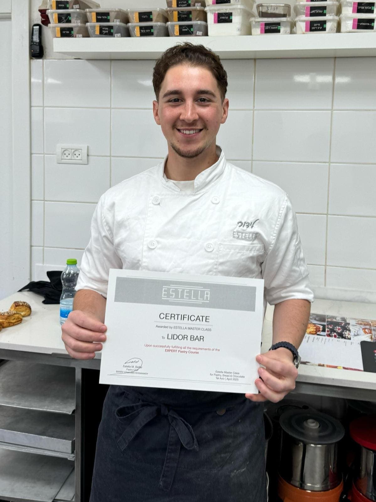 לידור בר, בוגר Estella, Chef Pâtissier